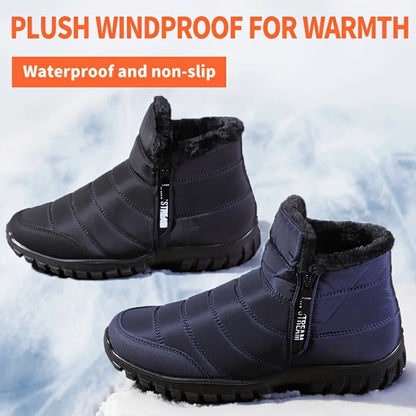Men's Winter Zipper Snow Ankle Boots
