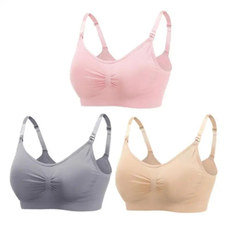 Wirefree Nursing Bra for Women in Natural Color