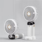 Portable Rechargeable Handheld Fan with LED Display
