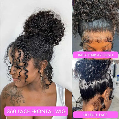30 Inch Deep Wave Lace Front Wig Human Hair