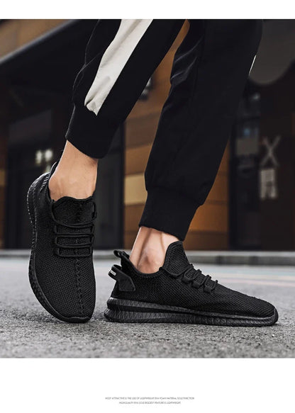 Men's Breathable Non-Slip Sports Sneakers for Outdoor Use