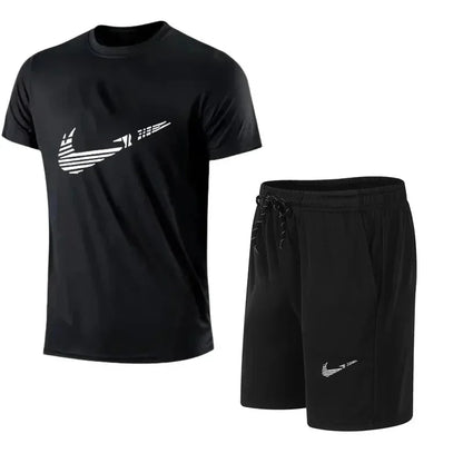 Men's Summer Casual Polyester Tracksuit Set