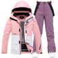 Unisex Winter Snow Ski Suit Jacket and Pants Set