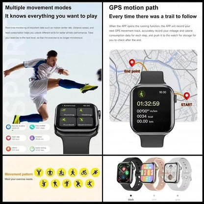 GPS Smart Watch with Heart Rate Monitor and Bluetooth Call