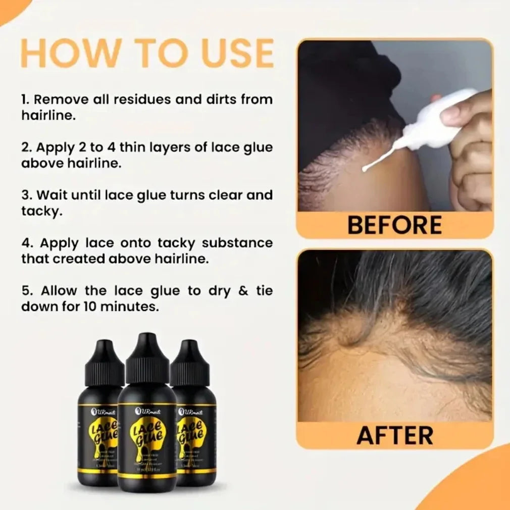 4 Pcs Lace Front Wig Glue and Adhesive Remover