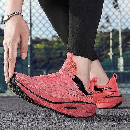Men's Breathable Mesh Running Sneakers Black