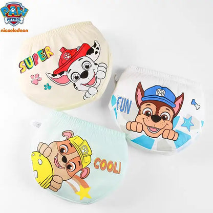 3PCS Cotton Paw Patrol Boys Underpants Set