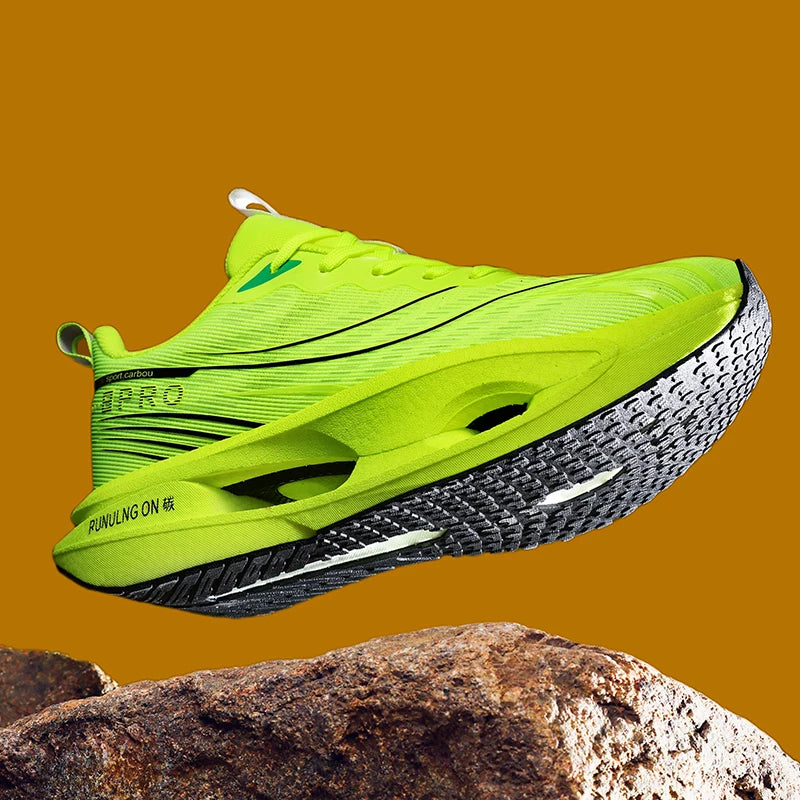 Men's Casual Running Shoes with Fabric Upper