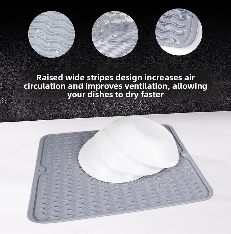 Extra Large Non Slip Silicone Drying Mat