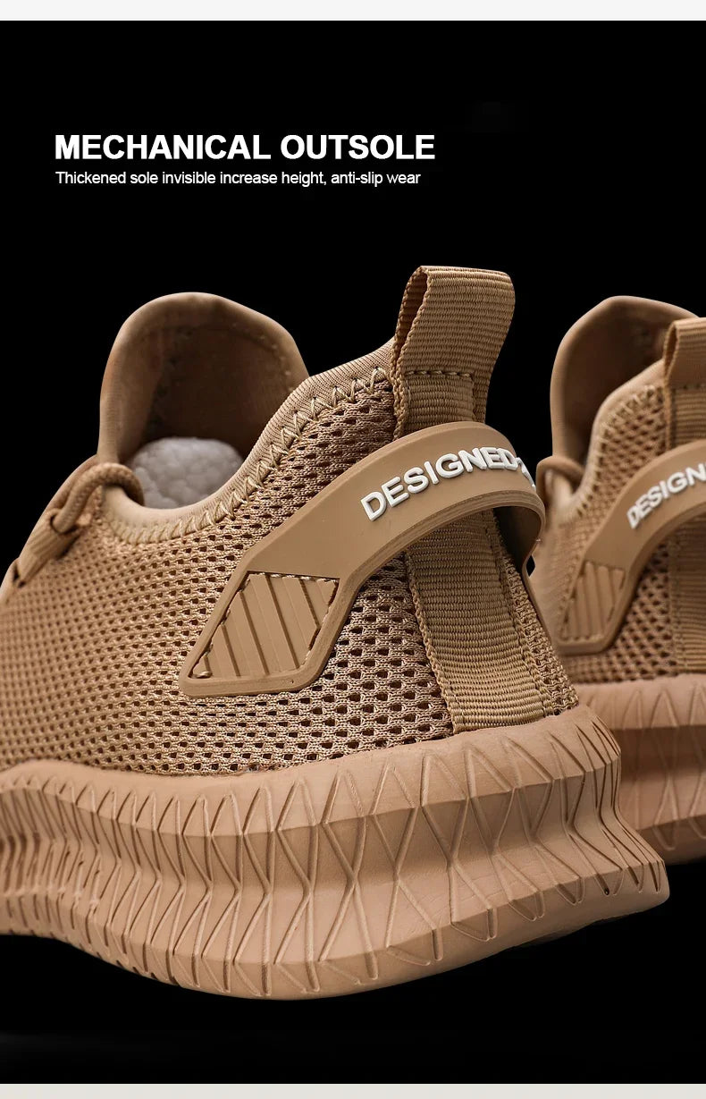 Men's Breathable Non-Slip Sports Sneakers for Outdoor Use
