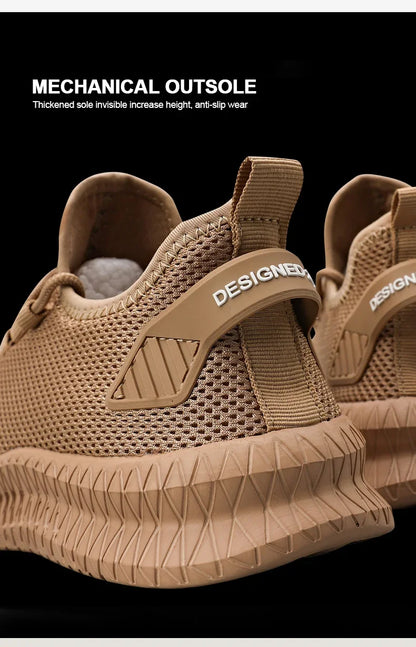 Men's Breathable Non-Slip Sports Sneakers for Outdoor Use