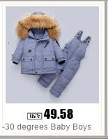Winter Down Jacket for Boys and Girls Thicken Snowsuit