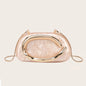 Gold PVC Evening Clutch Bag for Women