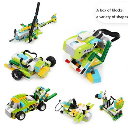 STEM Building Blocks Kit 280pcs with Electronic Sensors