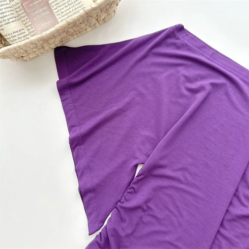 Women's High Stretch Flare Sleeve Slim T-Shirt