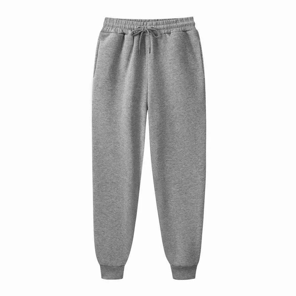 Men's Casual Polyester Sweatpants for Gym and Jogging
