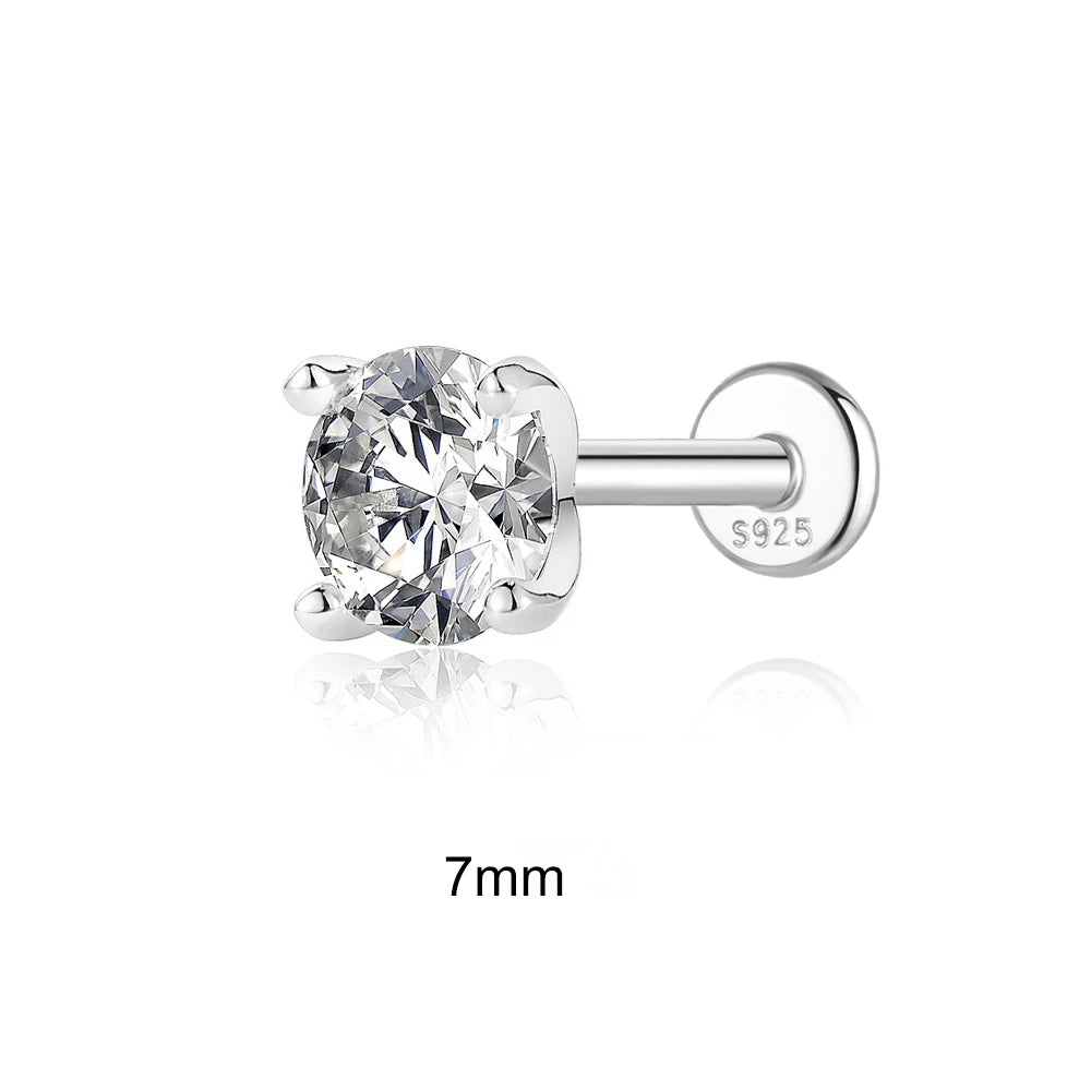 Canner Moissanite Stud Earrings 925 Sterling Silver