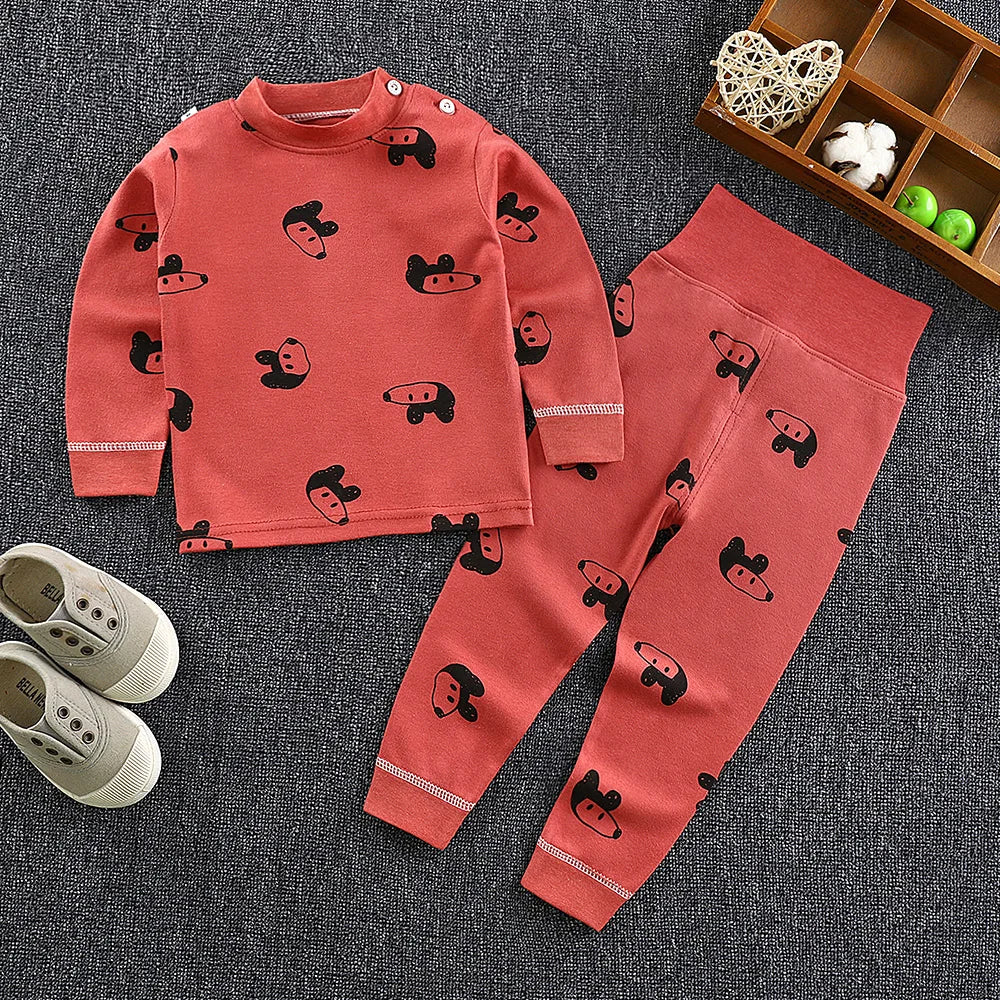 Children's Cotton Pajamas Set for Boys and Girls