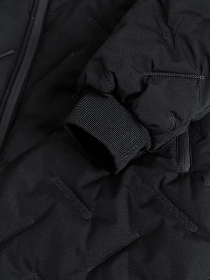 Mid-Length Quilted Padded Jacket for Men