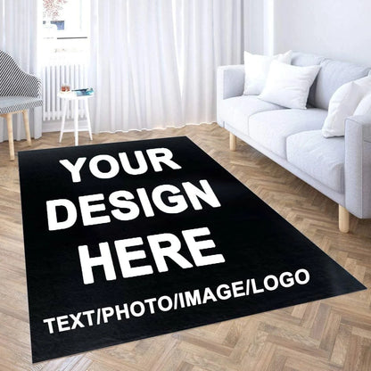 Custom Logo Rug Personalized Area Mat for Home