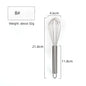 Stainless Steel Egg Stirring Balloon Whisk 6-12 Inch