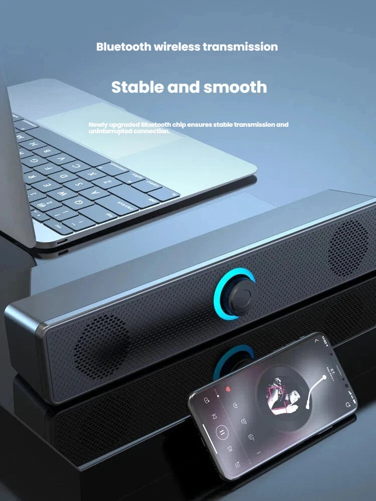 Bluetooth Computer Speaker Bar with Subwoofer