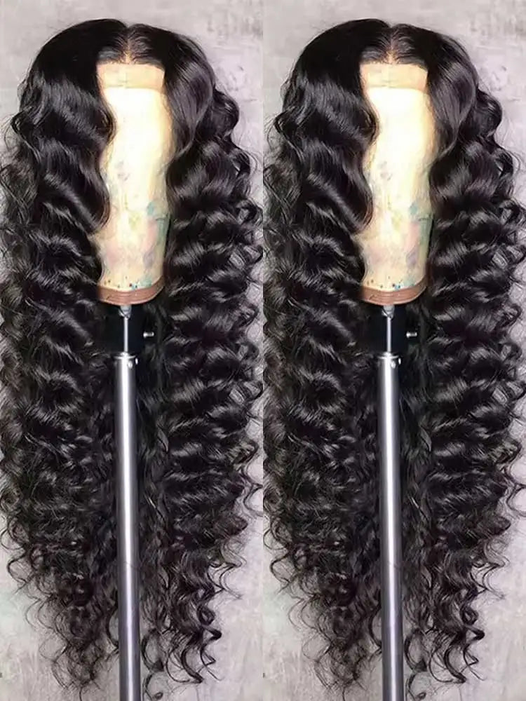 40 Inch Loose Deep Wave Lace Front Human Hair Wig