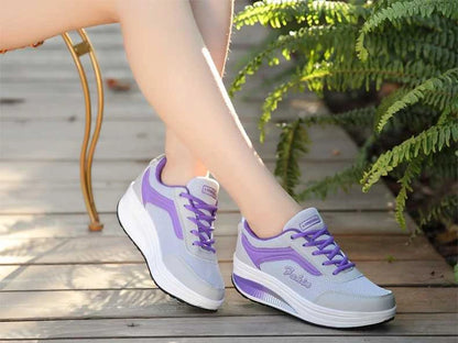 Women Vulcanized Sneakers Shoes Blatform Plus Size