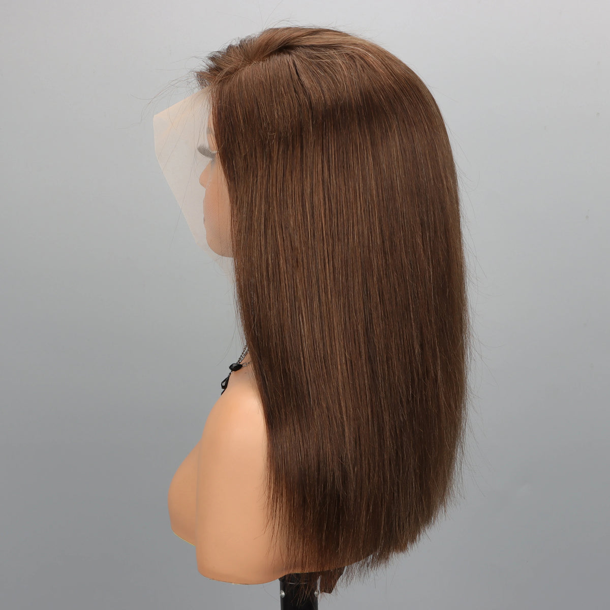 Brown Straight 13x4 Lace Front Wig Human Hair