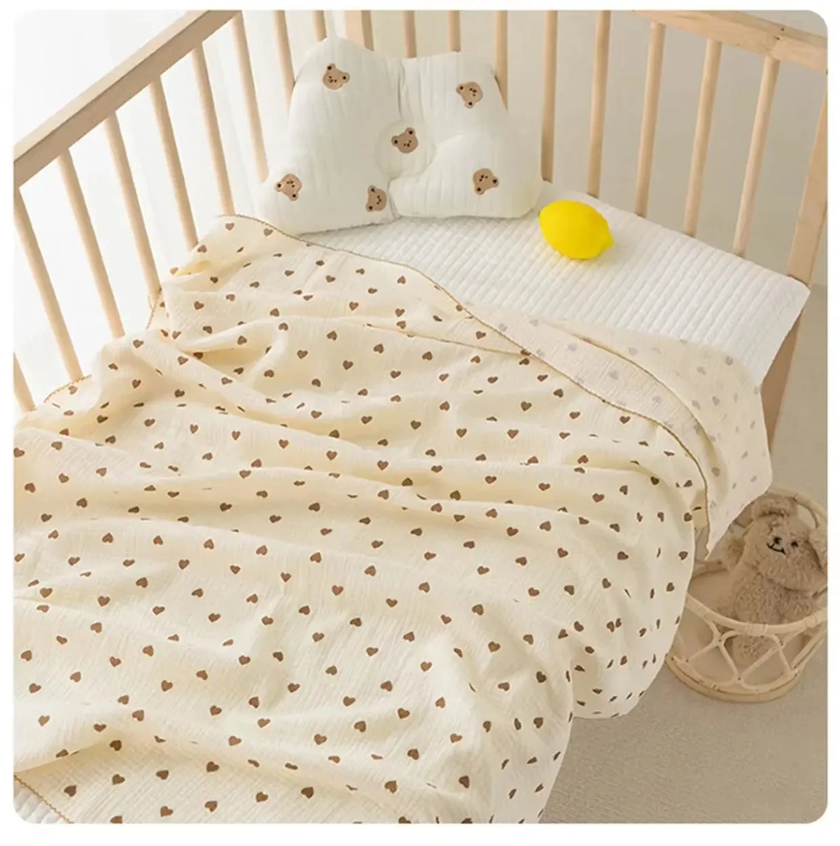 Cotton Muslin Blanket for Newborns and Babies