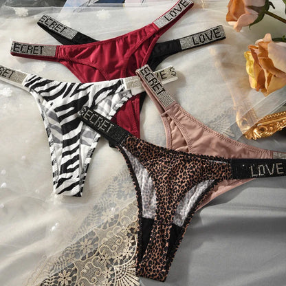 Low Waist G-String Panties for Women in Polyester