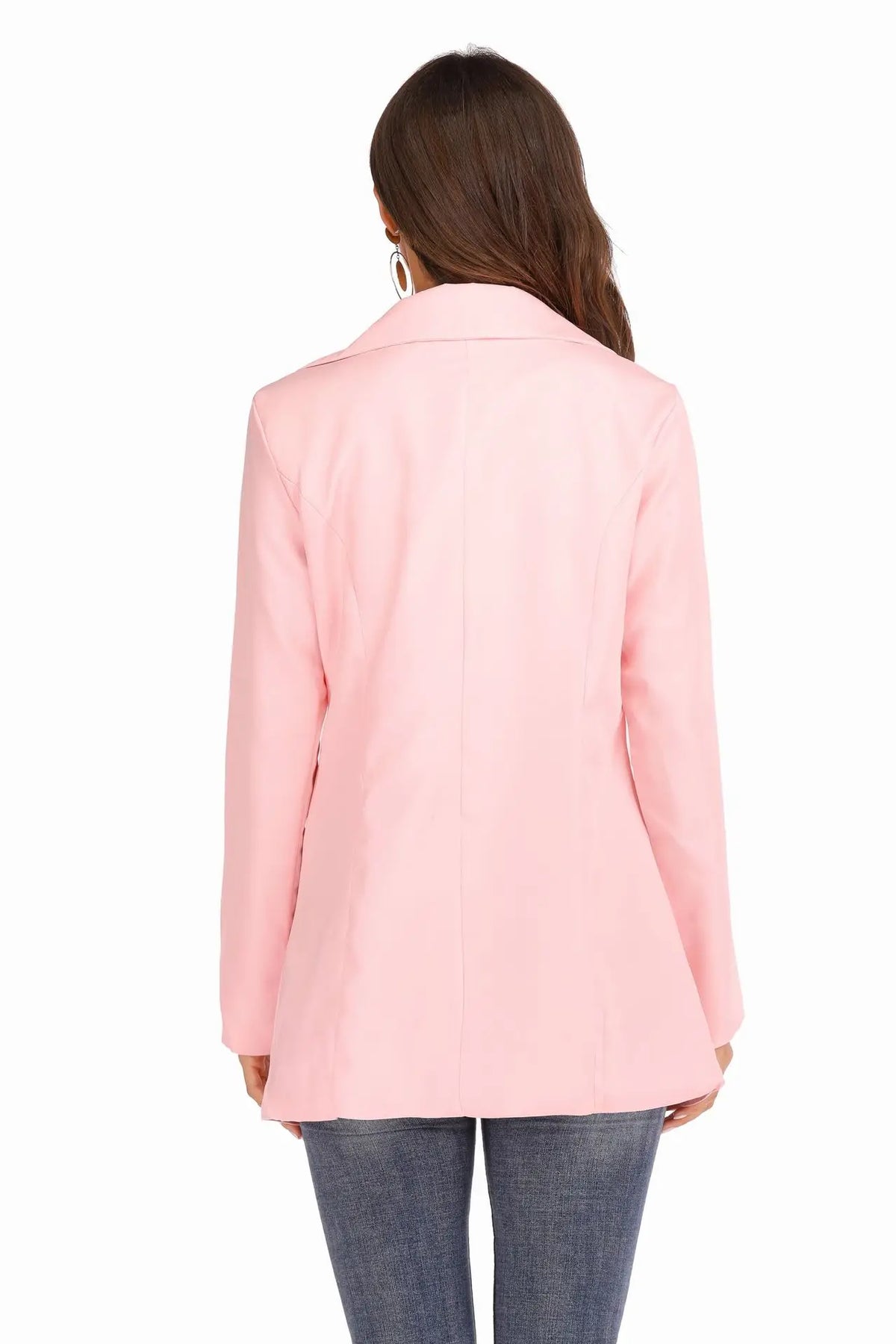 Slim Fit Polo Neck Cardigan Women's Coat