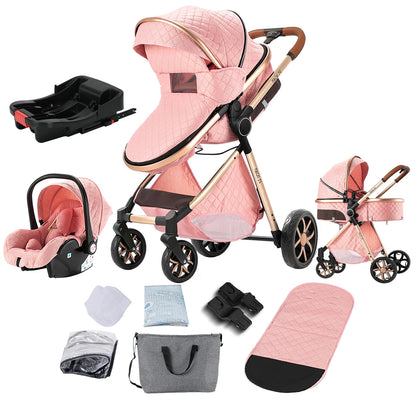 Lightweight 3 in 1 Baby Stroller Travel System