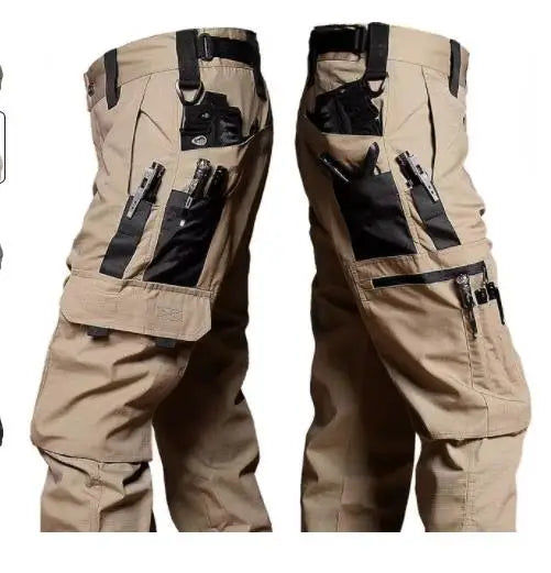 Wear Resistant Multi-pocket Cargo Pants for Men