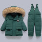 Winter Down Jacket for Boys and Girls Thicken Snowsuit