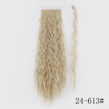 Long Straight Clip-in Ponytail Hair Extension Black