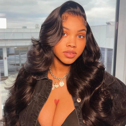 Body Wave Lace Front Wig Human Hair 30 40 Inch