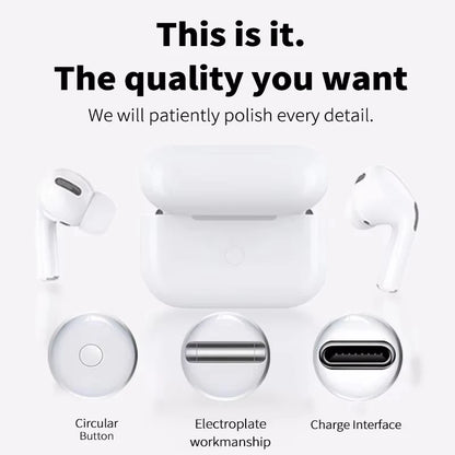 For Air Pro5 Wireless Bluetooth Earbuds with Noise Cancelling