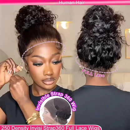 30 Inch Deep Wave Lace Front Wig Human Hair