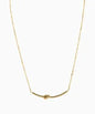 Vintage Textured Stainless Steel Necklace
