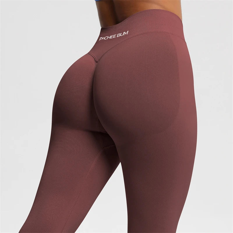 Women Seamless Bum Shaping Leggings Fitness Pants