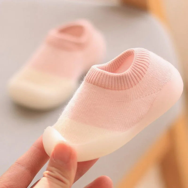 Baby Toddler First Walkers Soft Rubber Shoes
