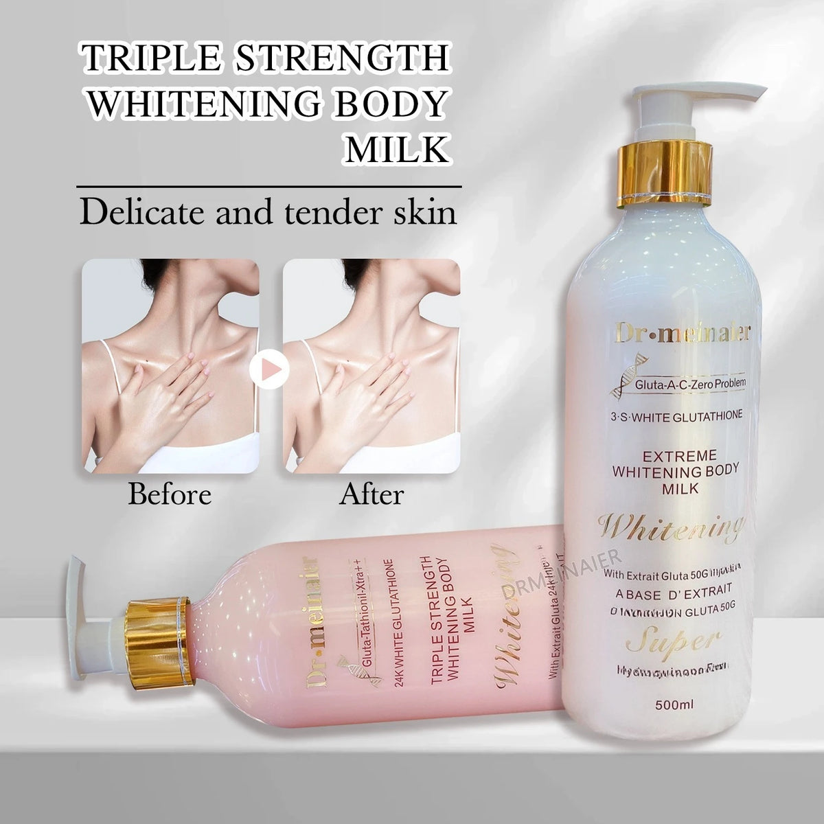 24K Gold Glutathione Body Lotion