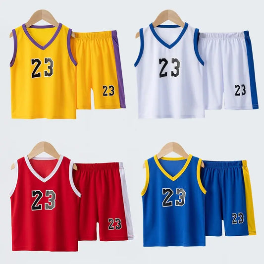 Children's Quick-Drying Sports Suit Casual Mixed Color Set