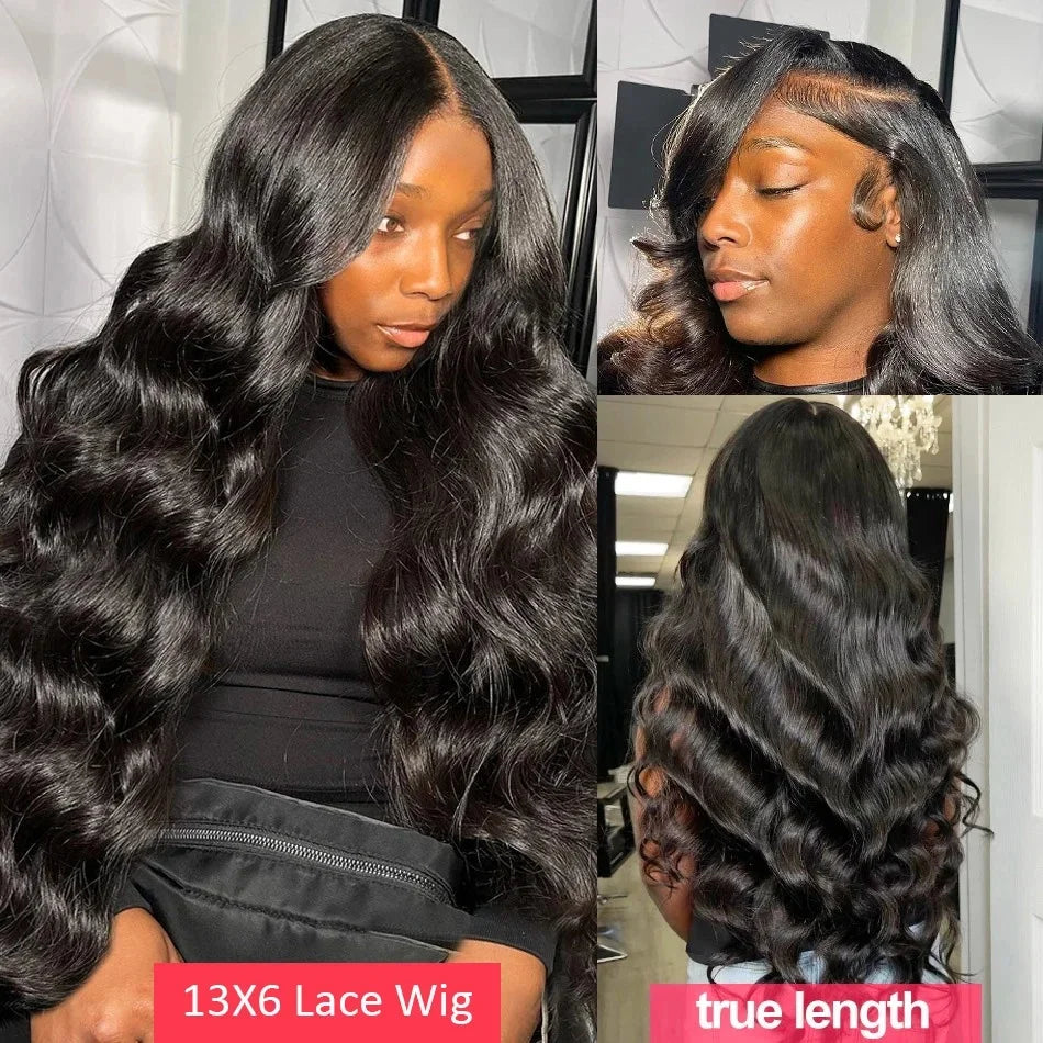 Body Wave 13x6 Lace Front Wig Human Hair Brazilian