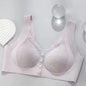 Seamless Lace Front-Button Bra for Women
