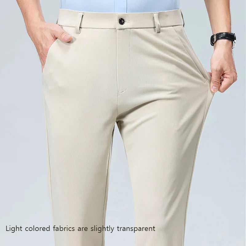 Men's Summer Casual Suit Pants Plus Size 28-42