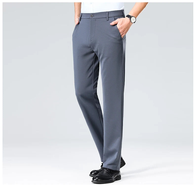 Men's Summer Casual Suit Pants Plus Size 28-42
