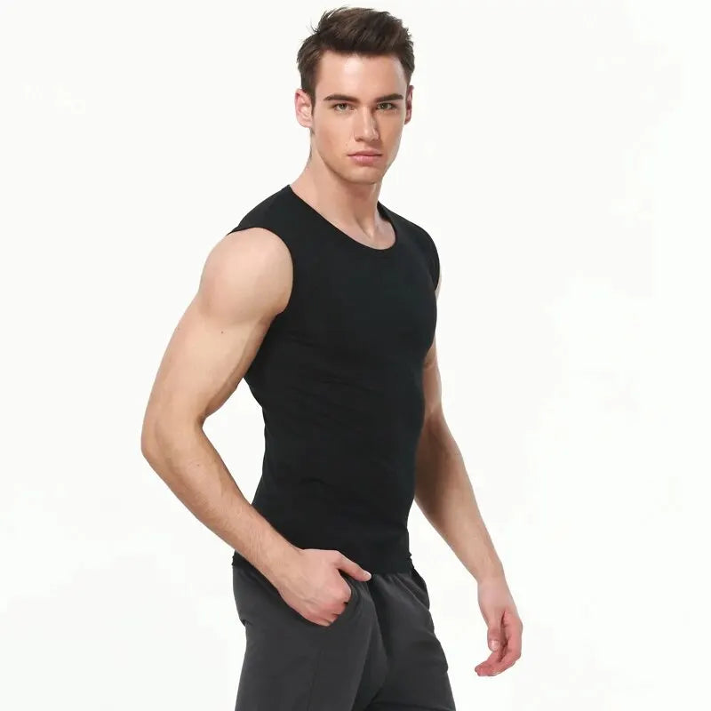 Men's Cotton Tank Top for Casual Sports Wear