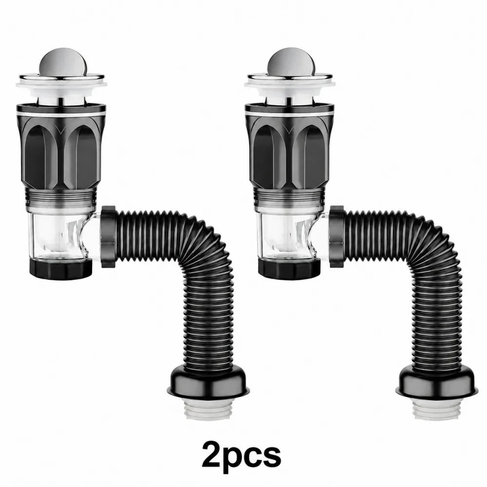 Kitchen Sink Drain Kit ABS and Stainless Steel